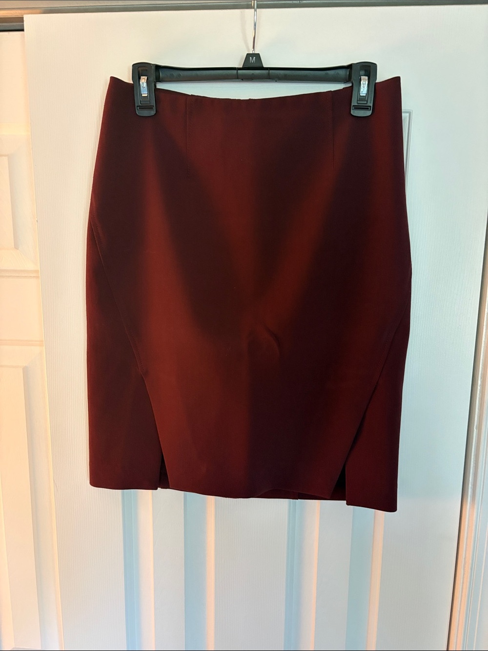 White House Black Market Wine Pencil Skirt